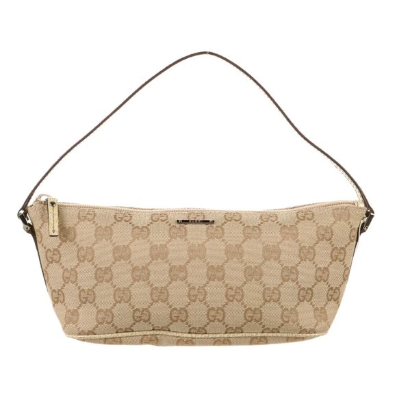 GUCCI GG Canvas Boat Pochette - Picture 1 of 5